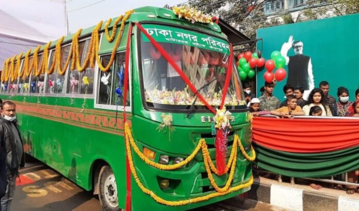 সড়কে নামছে ‘ঢাকা নগর পরিবহন’-এর দুই রুটের বাস