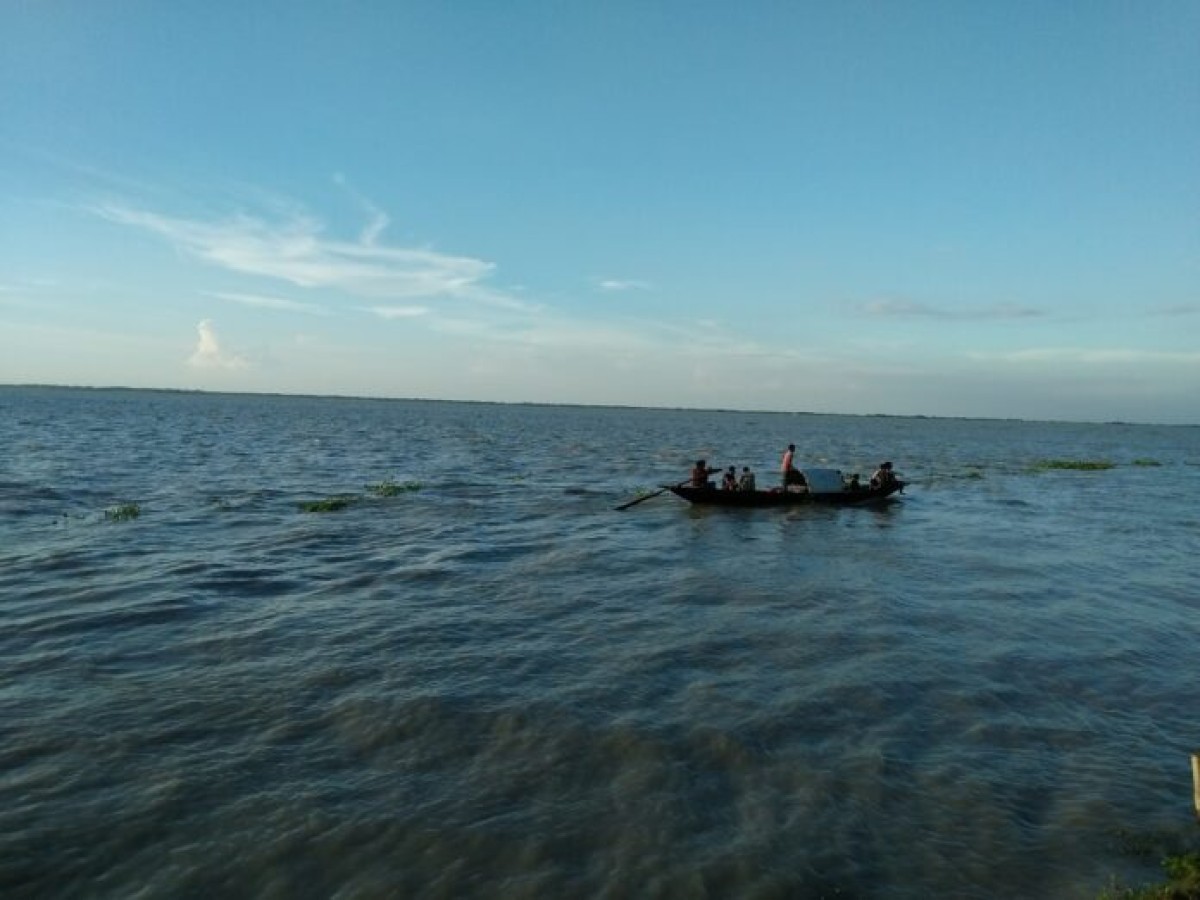 বিপৎসীমার ৩৪ সেন্টিমিটার ওপরে পদ্মা নদীর পানি